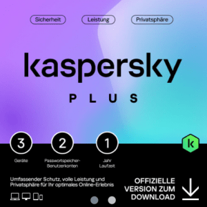 Kaspersky Plus für 3 PC - 1 Jahr
