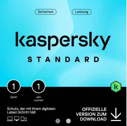 Kaspersky Standard für 1 Gerät - 1Jahr