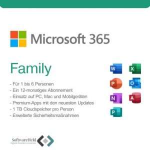 Office 365 Family für 6 Benutzer